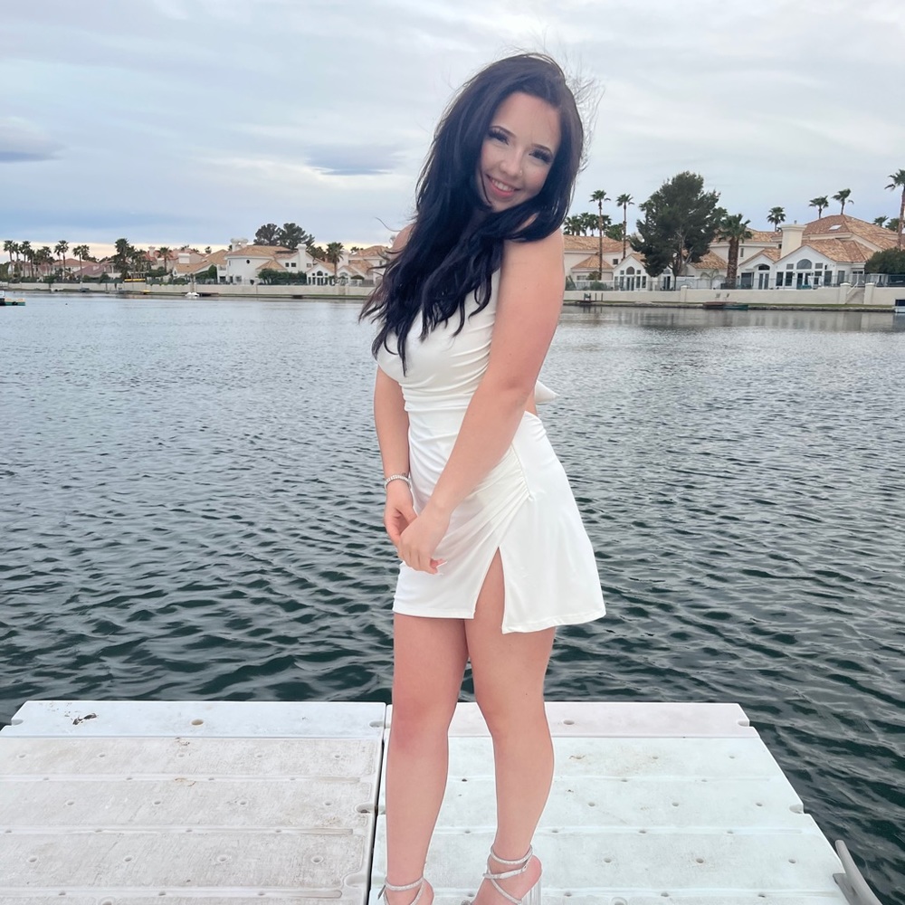 White dress